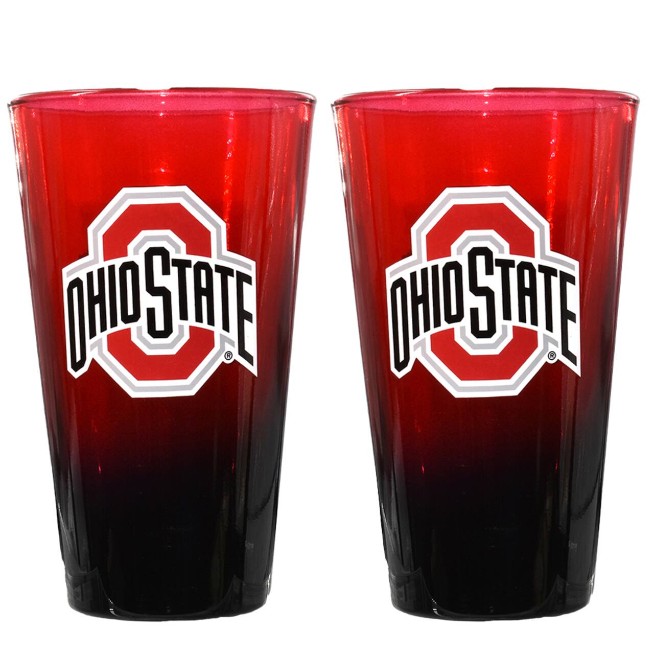 The Memory Company 16oz. NCAA Ombre Pint Glasses, 2ct.
